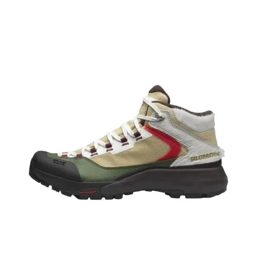 BROKEN Рука x SALOMON Пасторальный Уличная обувь Унисекс Бежевый Зеленый Черный