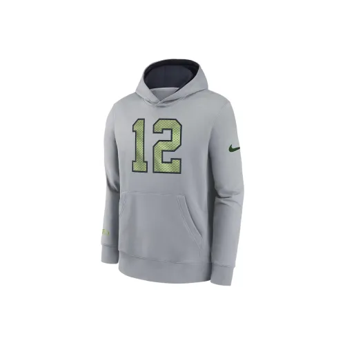 nike Толстовка NFL Seattle Hawks Rivalry Клуб Пуловер Толстовка Детский