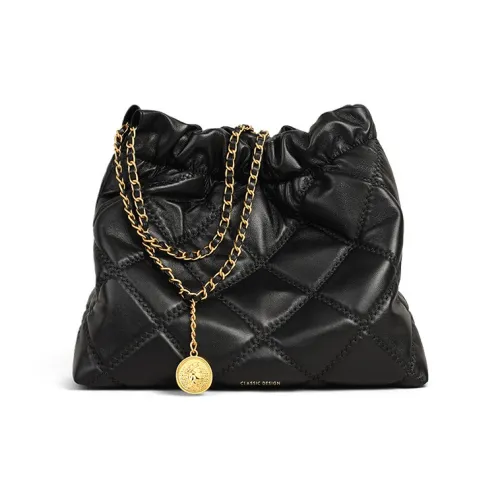 OUBOTE Синтетическая кожа коровья спилковая кожа сумка через плечо стандартная женская черная