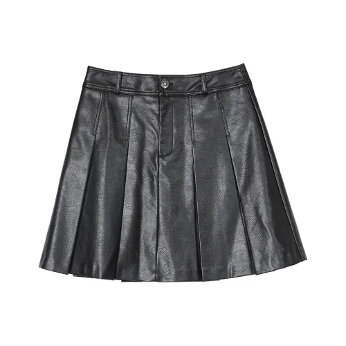 betu Кожаные короткие юбки для женщин
