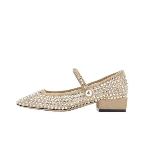 SHOESZOOO Туфли Мэри Джейн с квадратным каблуком 3,5 см женские