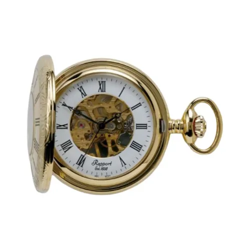 RAPPORT Механизм с ручным заводом металл карманные часы 48 мм унисекс золото