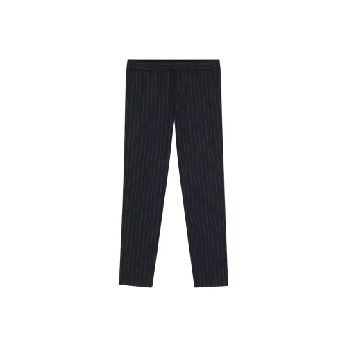 Hugo Boss Темно-синие мужские брюки для костюма