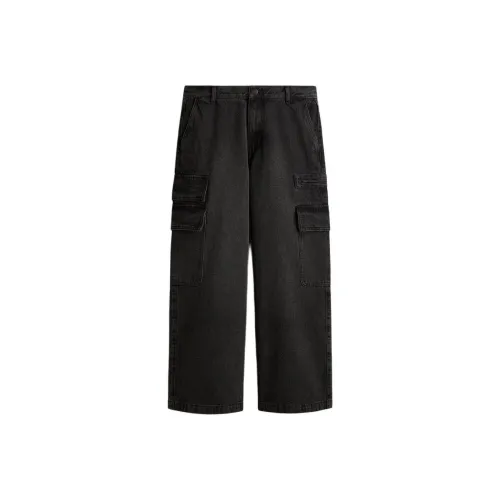 H M Denim Черные Мужские Джинсы