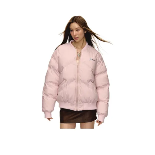 OURUOKE Розовый Женский пуховик