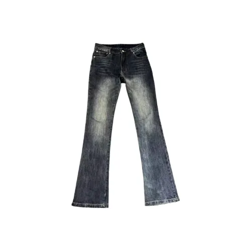 CAT'S PAW Синий Унисекс Джинсы