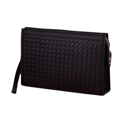 DOSRFINI Microfiber Leather Clutch Regular Men's Black