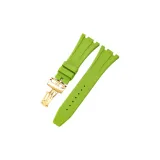 Светло-зеленый с золотой застежкой-бабочкой