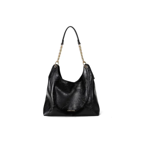 PT'SON Сумка-тоут из коровьей кожи сумка для покупок сумка через плечо стандартная женская черная