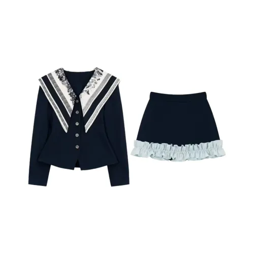 QIAOMONVHAI Изображение Цвет Женские Комплекты с Юбкой