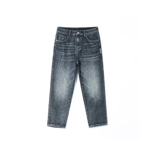 DASDCG Синий Серый Мужские Джинсы