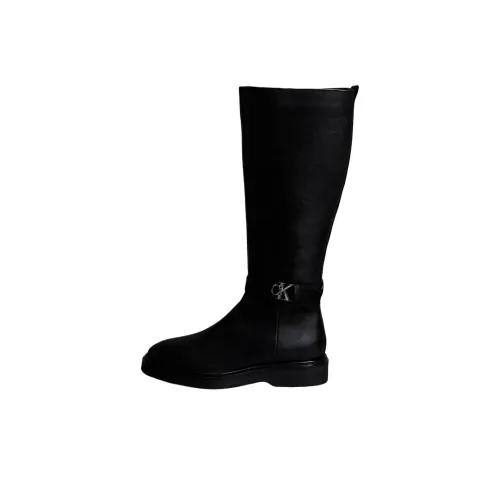 Calvin Klein Колено Высокие сапоги 3 см Женские Черные