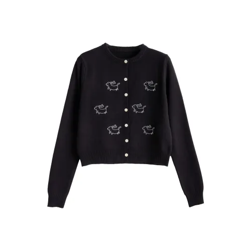 Tonlion Черный тон Женская трикотажная одежда