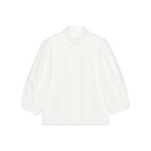 ZARA ZW Series Устричный Белый Женские Рубашки