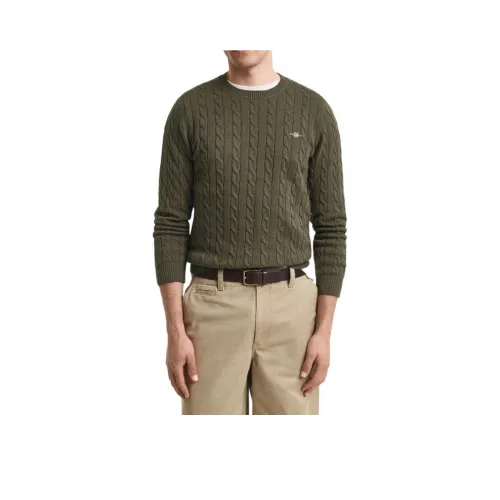 GANT Хаки Зеленый Мужские Свитера