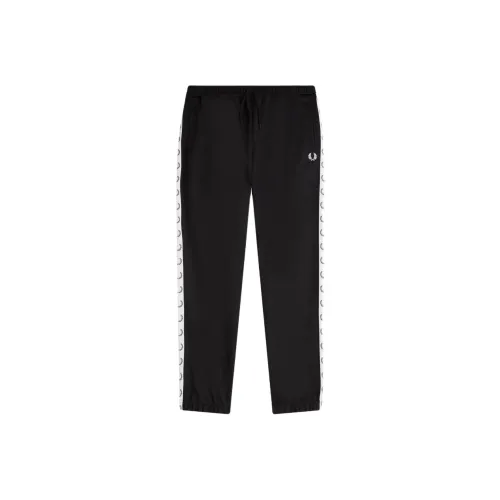 FRED PERRY Повседневные брюки Мужские Черные