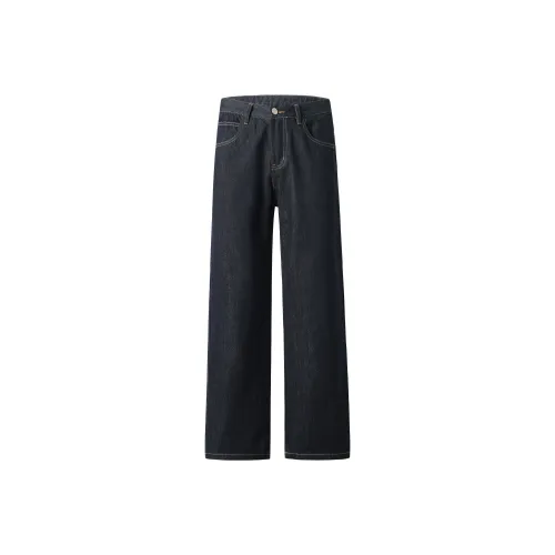 A3G4 Джинсовый синий Унисекс Джинсы