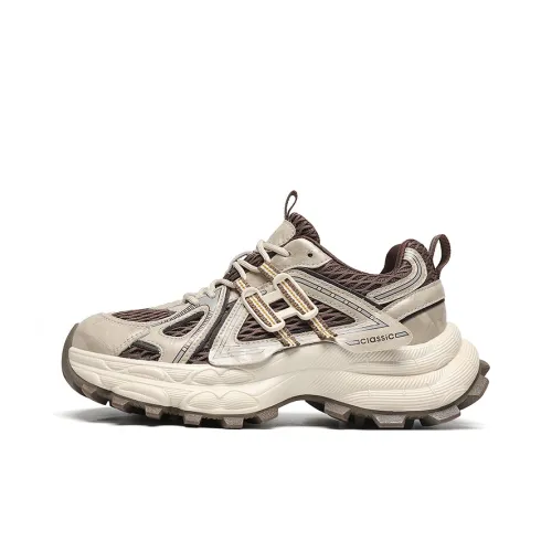 ZHR Карамельное какао Амортизация Устойчивый к истиранию Дышащий Легкий Низкий Топ Кроссовки для бега Женские