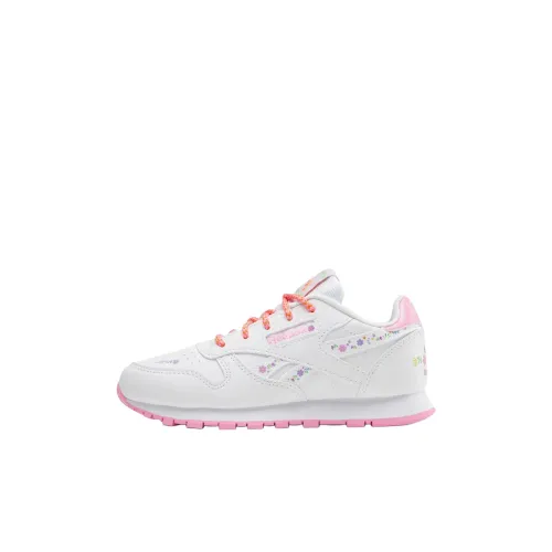DORA x Reebok Classic Leather Low Топ Детские Лайфстайл Кроссовки Белые для Детей Возраст 3-7 Лет