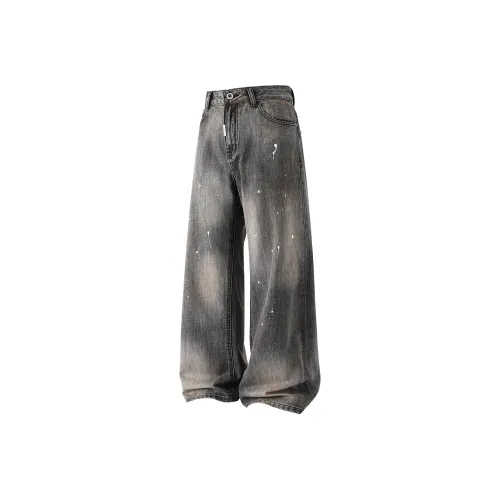 Empty Room Пустыня Черный Унисекс Джинсы