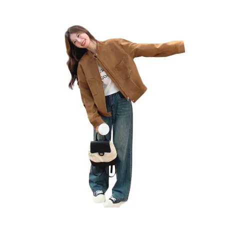 LADYXIEXIE Коричневый Женский Куртка