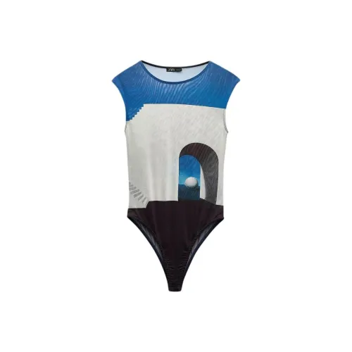 ZARA Принт Женское Боди