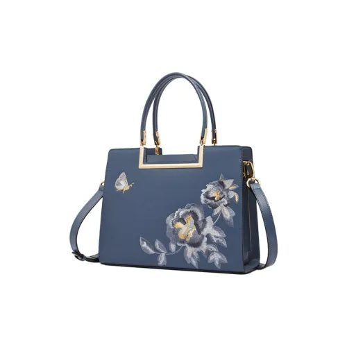 Geshiman Коровья кожа Одно плечо Сумка Средний Women's White Абрикос Королевский синий Бургундский