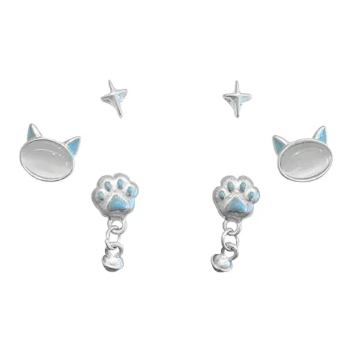 Welcome to the treasure Сплав Серьги-гвоздики Женские