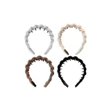 Скрученный узел ободок из жареного теста (4-штучный комплект)