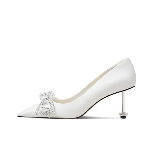 Hoov Высокие каблуки Айвори Белый Женские