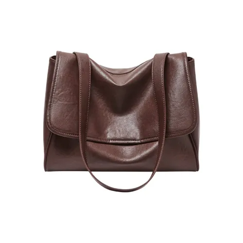 OUBOTE Сумка через плечо из синтетической кожи стандартная женская растительное дубление цвет кофе