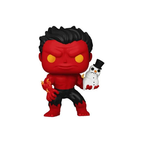 Funko Marvel с The Красный Халк OF Снеговик в стиле Chibi фигурки