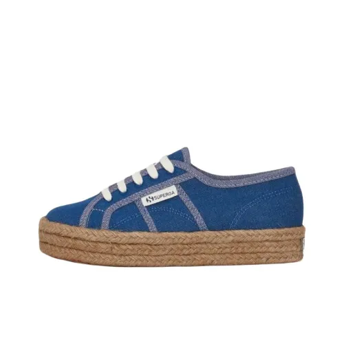SUPERGA 2730 Rope Reverse Espadrilles Женские Blue