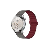 Серый красный [Только ремешок, без механизма]