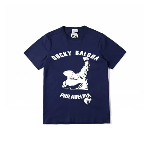 BLOOM VINTAGE Королевский Синий Мужская Футболка