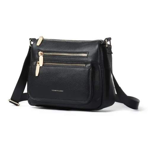 TUCANO ПУ (полиуретан) Сумка через плечо Сумка на плечо Стандартная Женская Классическая Черная