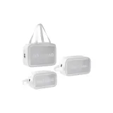 Белый комплект из трех предметов (большой, средний, маленький)