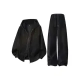 Черный топ + Черные брюки