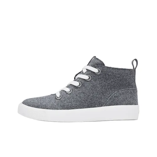 Allbirds Термические высокие кеды для повседневной езды на скейтборде женские серые