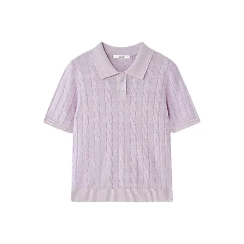 LAUREL Глициния Цветочный дизайн Фиолетовый Женские Трикотаж