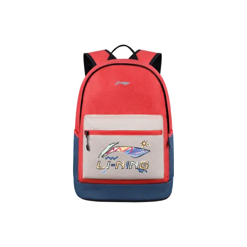 Лайнер Полиэстер Рюкзак Унисекс Оранжевый Красный