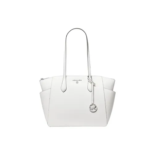 MICHAEL KORS Marylin Saffiano Кожа Тоут Сумка Сумка для покупок Сумка на плечо Сумка среднего размера Женская Белая