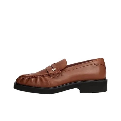 Tommy Hilfiger TH Monogram Лоферы 3,5 см Женские Коричневый