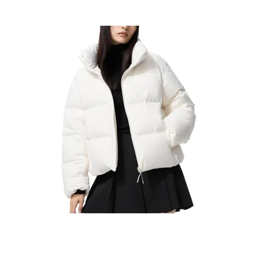 UNIQLO Белый Женский Пуховик