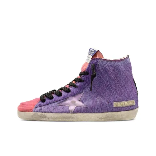 Golden Goose Francy High Топ Кеды Женские Светло-фиолетовый Красный