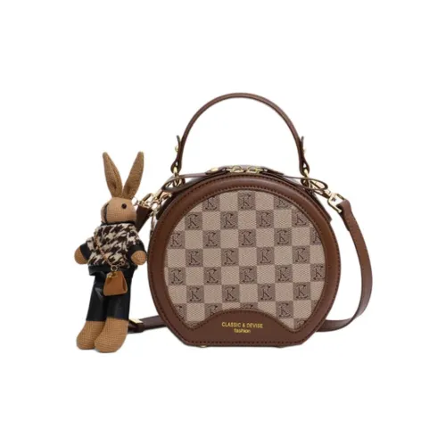 PT'SON Синтетическая кожа Одно плечо Сумка Стандартная Женская Кофейного цвета