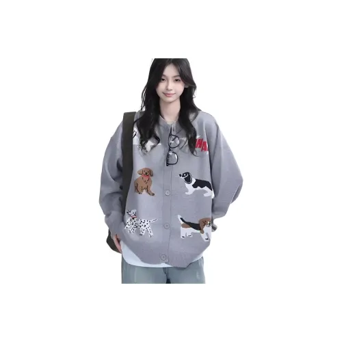 OURUOKE Серый Женский Трикотаж