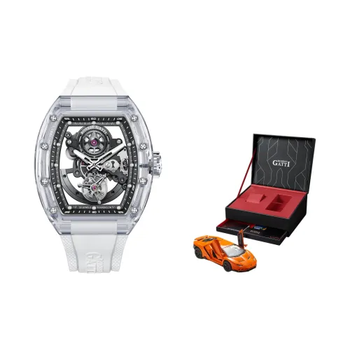 BONEST GATTI Автоматический механический механизм Часы Мужские Часы Черепный циферблат