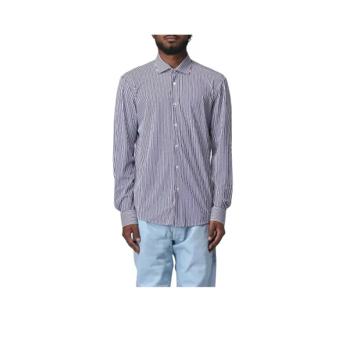 Brian Dales Blue Men's Shirts Брайан Дейлс Синий Мужской Рубашки