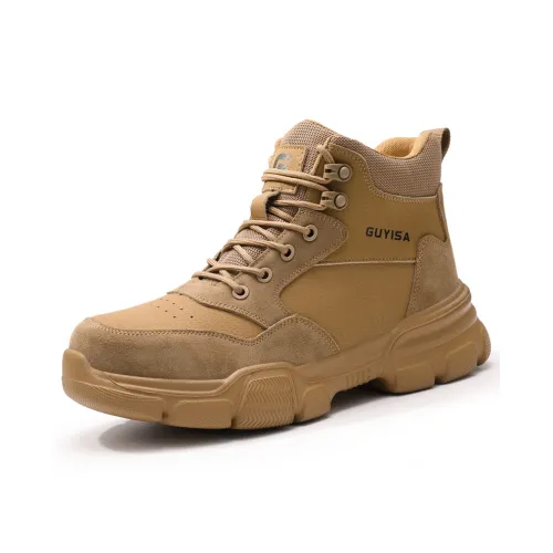 GUYISA Уличная обувь Высокий верх Светло-коричневый Унисекс